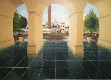 Textielnostalgie Almelo 120 x 140 cm - particulier bezit -