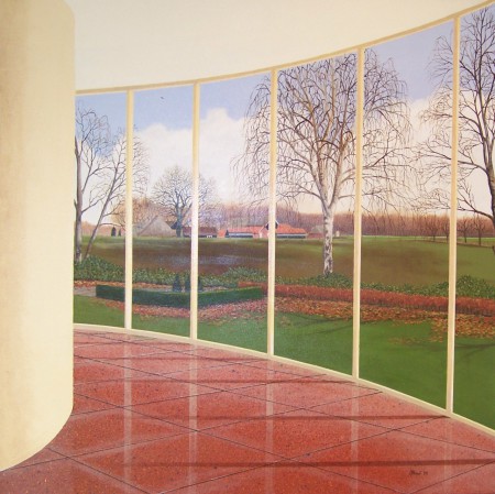 Herfst in Markelo 1  100 x 100cm   Particulier bezit