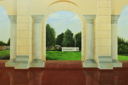 "Het Meulenbelt" formaat 120 cm x 180 cm. Particulier bezit